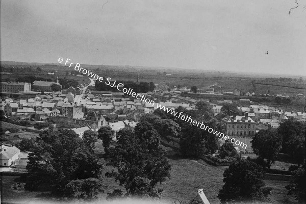 CASHEL  THE TOWN FROM CATHEDRAL TOWER